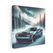 Dodge Challenger SRT Hellcat in Winter - Power Meets Style