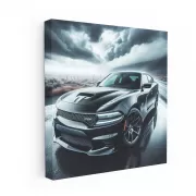 Dodge Charger in Overcast Weather - Power Unleashed
