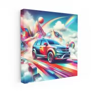 Dodge Journey Abstract - Bold and Adventurous Design