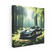 Dodge Viper in Forest - Unleash Beast's Roar