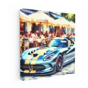 Dodge Viper: Impressionist Art of Speed and Power
