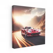 Dodge Viper on Mountain Road - Raw Power and Speed