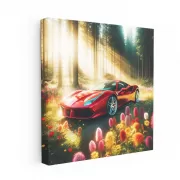Ferrari 488 GTB in Forest - Speed and Elegance Captured