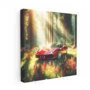 Ferrari 488 GTB in Forest - Unleash Power of Speed