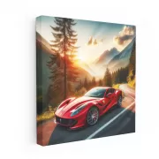 Ferrari 812 Superfast on Mountain Road - Pure Adrenaline