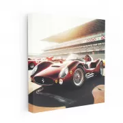 Vintage Ferrari in Sunny Weather - Classic Elegance