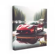 Ferrari Roma by Lake - Elegance in Motion