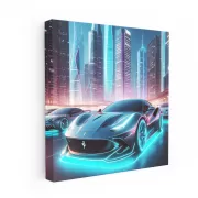 Neon Ferrari Roma - Elegance Meets Performance