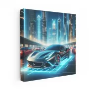 Ferrari Roma Neon - Sleek Elegance in Motion