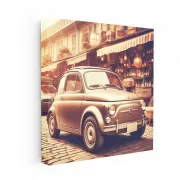 Retro Fiat Classic Parking: Timeless Style and Charm