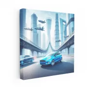 Ford Fiesta on Bridge Highway - Compact Marvel