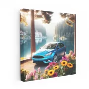 Ford Focus by Lake - Sleek and Stylish Ride