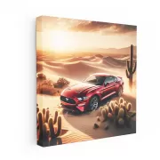 Mustang GT in Desert - Power and Performance Unleashed