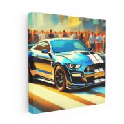 Impressionistic Ford Mustang Shelby GT500: Power & Elegance