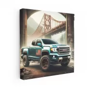 Vintage GMC Bridge Photo - Timeless Classic Appeal