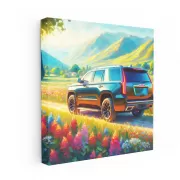 GMC Yukon in Impressionist Style - Bold and Timeless