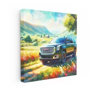 Impressionistic GMC Yukon: Rugged Elegance on Wheels