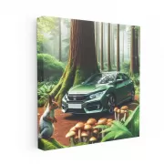 Honda Civic in Forest - Reliable and Eco-Friendly