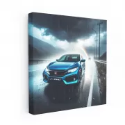 Honda Civic in Rainy Weather - Reliable Drive, Unyielding Spirit