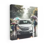 Honda Odyssey in Overcast Weather - Reliable Family Ride