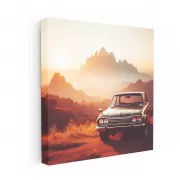 Vintage Honda Mountain Ride - Nostalgic Adventure Awaits