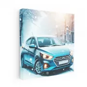 Hyundai Accent in Winter - Reliable, Compact, Efficient