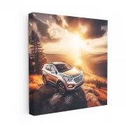 Hyundai Santa Fe at National Park - Adventure Awaits