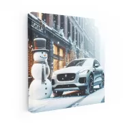 Jaguar E-Pace in Snowfall - Elegance Meets Performance