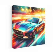 Jaguar F-Type Impressionism: Artful Elegance in Motion