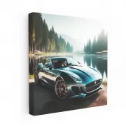 Jaguar F-Type by Lake - Sleek and Powerful Elegance