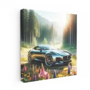 Jaguar F-Type in Nature - Elegance Meets Power