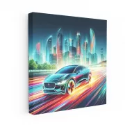 Jaguar I-Pace Abstract - Sleek Electric Innovation