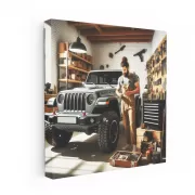 Jeep Gladiator in Garage - Ready for Adventure and Off-Roading