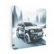 Jeep Grand Cherokee Winter Adventure - Rugged and Ready