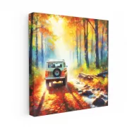 Impressionist Jeep Wagoneer - Classic Elegance on Wheels