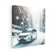 Kia Carnival in Snowfall: Embrace Adventure in Luxury