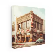 Vintage Kia in Los Angeles Retro Style - Classic Charm