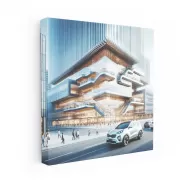 Kia Sportage with Building Backdrop - Bold and Stylish SUV