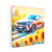 Kia Telluride Impressionism - Bold Elegance in Motion
