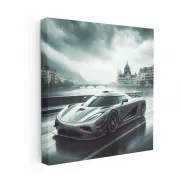 Koenigsegg Jesko in Overcast Weather - Speed and Power Unleashed