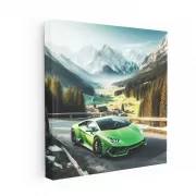 Lamborghini Sian in Mountains - Futuristic Italian Power