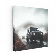 Land Rover Defender in Overcast Skies - Rugged Elegance