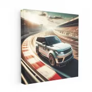 Land rover range rover sport racing ring - powerful SUV