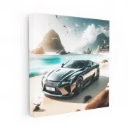 Lexus LFA on Beach - Exotic Beauty and Performance