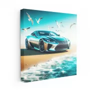 Lexus LFA on Beach - Masterpiece of Speed and Elegance