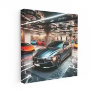 Maserati Quattroporte Luxurious Parking - Elegance in Motion