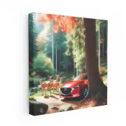 Mazda 3 in Forest - Sleek, Sporty, and Stylish Drive