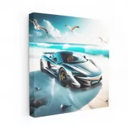 McLaren 765LT on Beach - Power and Elegance Unleashed