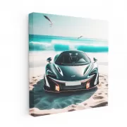 McLaren 765LT on Beach - Unleash Power of Speed