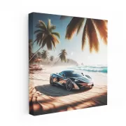 McLaren GT on Beach: Luxury Meets Performance